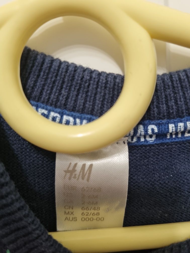 Bluza sweterek świąteczny,na sesję H&M r 62/68