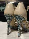 Wysokie buty szpilki Dorothy Perkins 39 sandały obcas złote