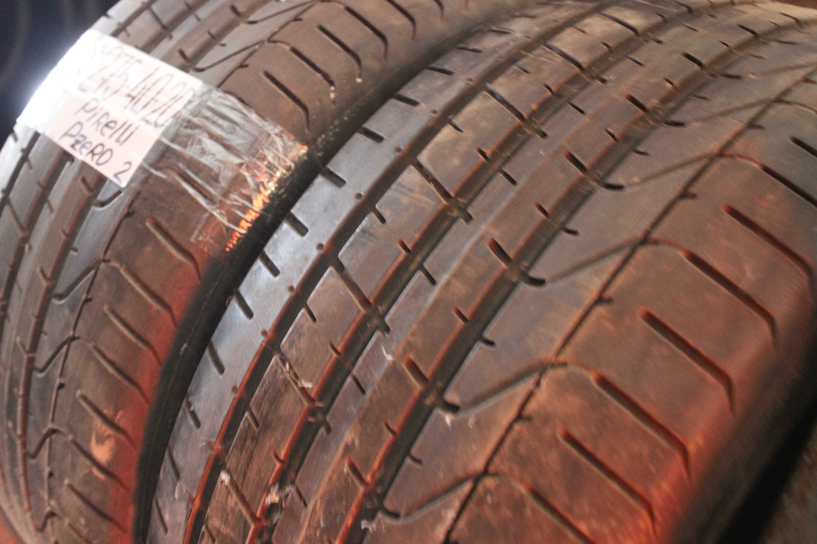 275-40-R20 PIRELLI PZERO 2 штуки пара летней резины GERMANY