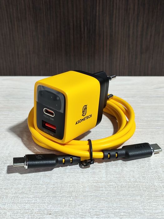 Зарядний пристрій 35W Asometech екран+кабель