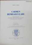 Livro Amadeu Torres Carmen Hemisaeculare