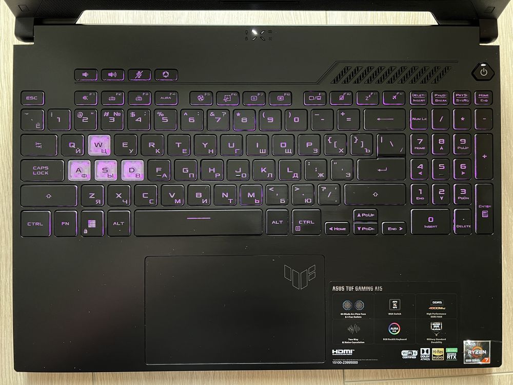 Ігровий ноутбук Asus TUF Gaming A15 FA507RE (HN063)
