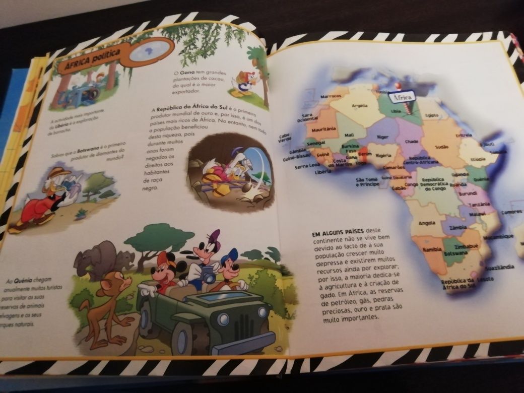 Livro Atlas Disney