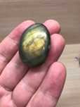 Duży owalny labradoryt naturalny 3,5cm