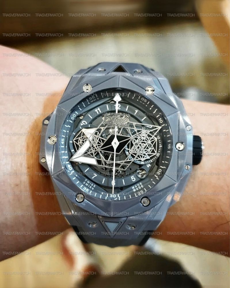 Годинник Убло Sang Bleu II 45mm Ceramic