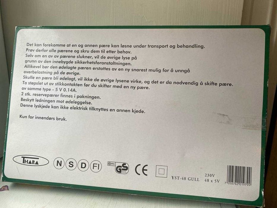 Винтажная гирлянда свечи на прищепке золотые в новом состоянии