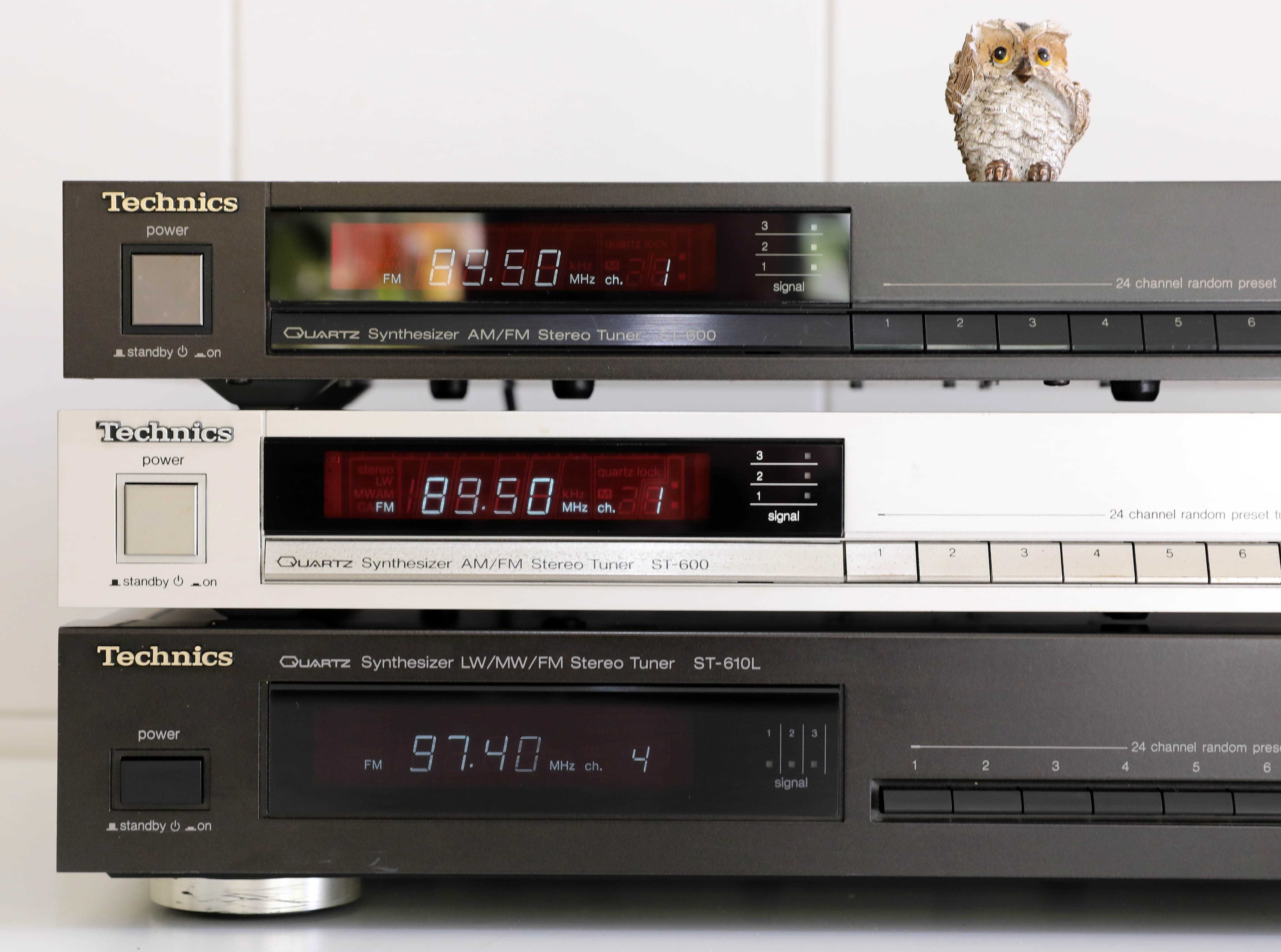 Technics  ST-600 e 610L Tuner digital quartz