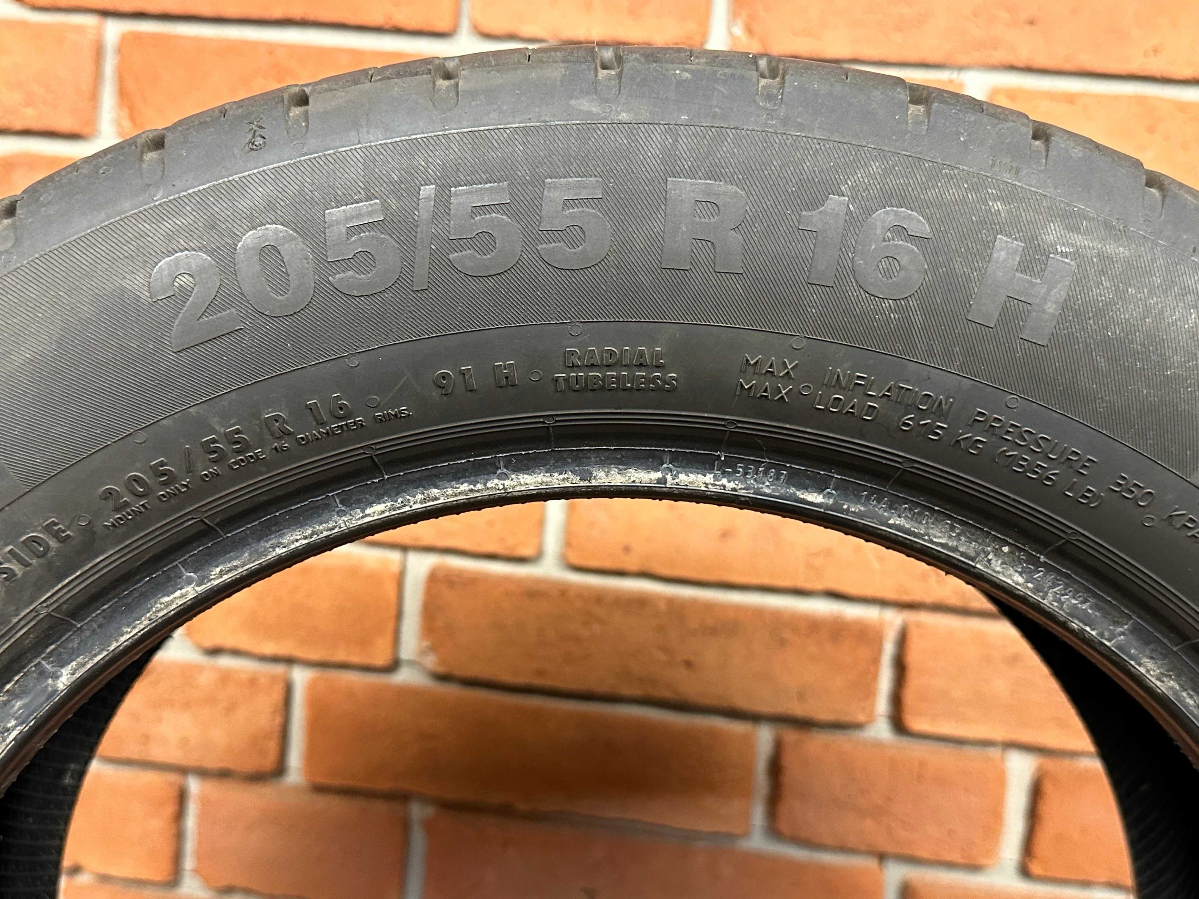 1x Opona Continental ContiEcoContact 5 205/55R16 91H 2021 7,3mm