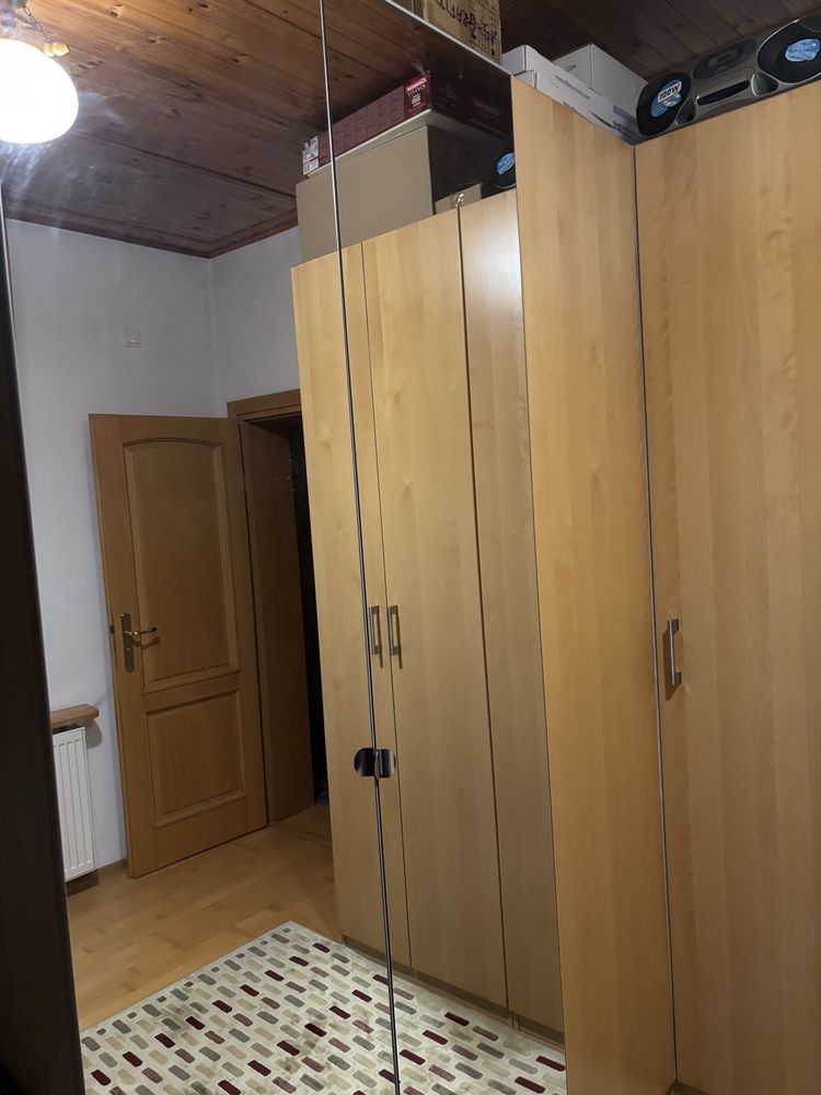 Drzwi do szafy PAX z lustrem IKEA VIKEDAL 50×229 cm 2 szt. jedne BDB