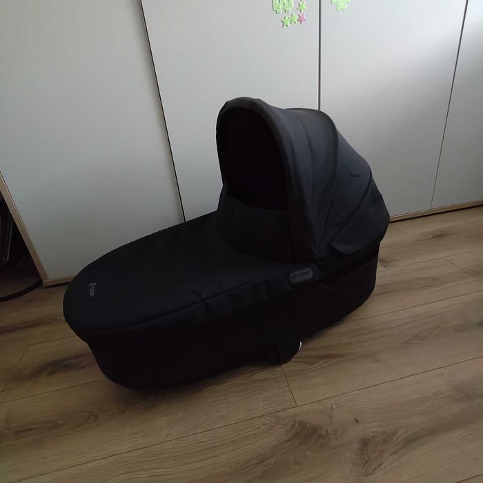 Cybex gondola balios i talos Cot S Lux + folia przeciwdeszczowa.