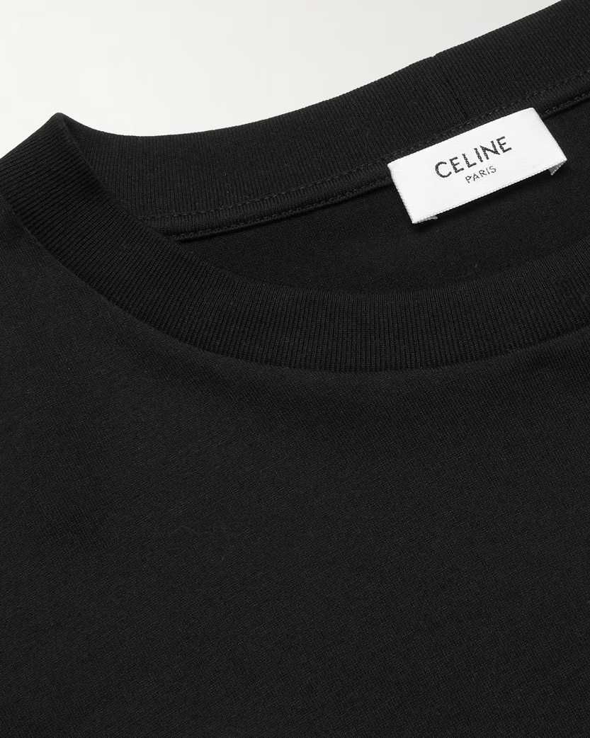 Футболка Logo Print Cotton-Jersey T-Shirt Black