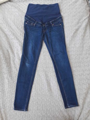 Spodnie ciążowe jeansy HM Mama r. 38 (M)