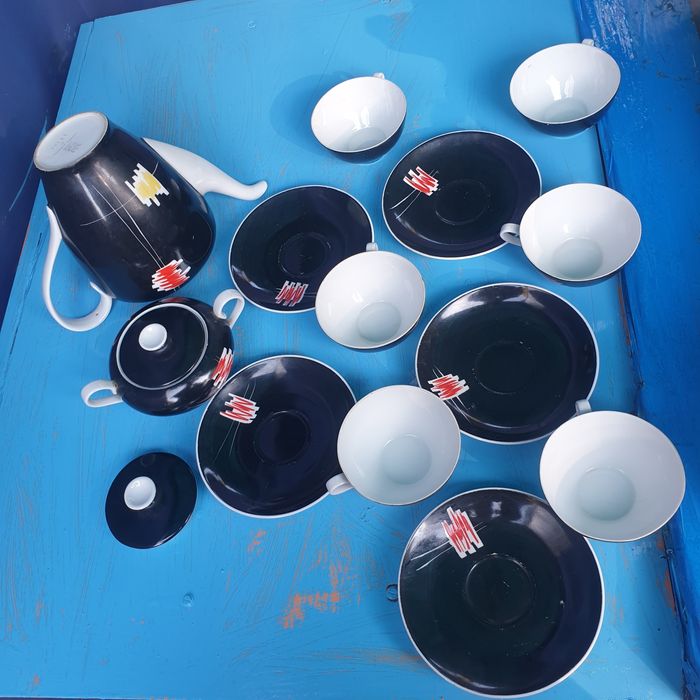 Serwis Kwiatogal Picasso ,Julita' porcelana Wawel Proj. E. Ruszczyński