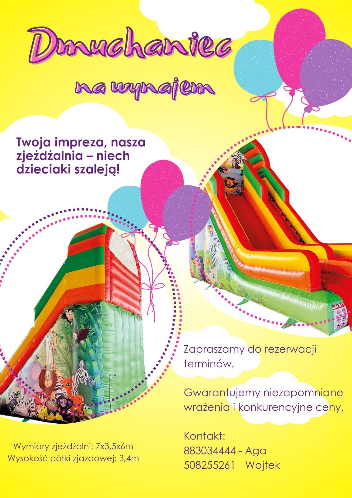 Dmuchaniec na wynajem