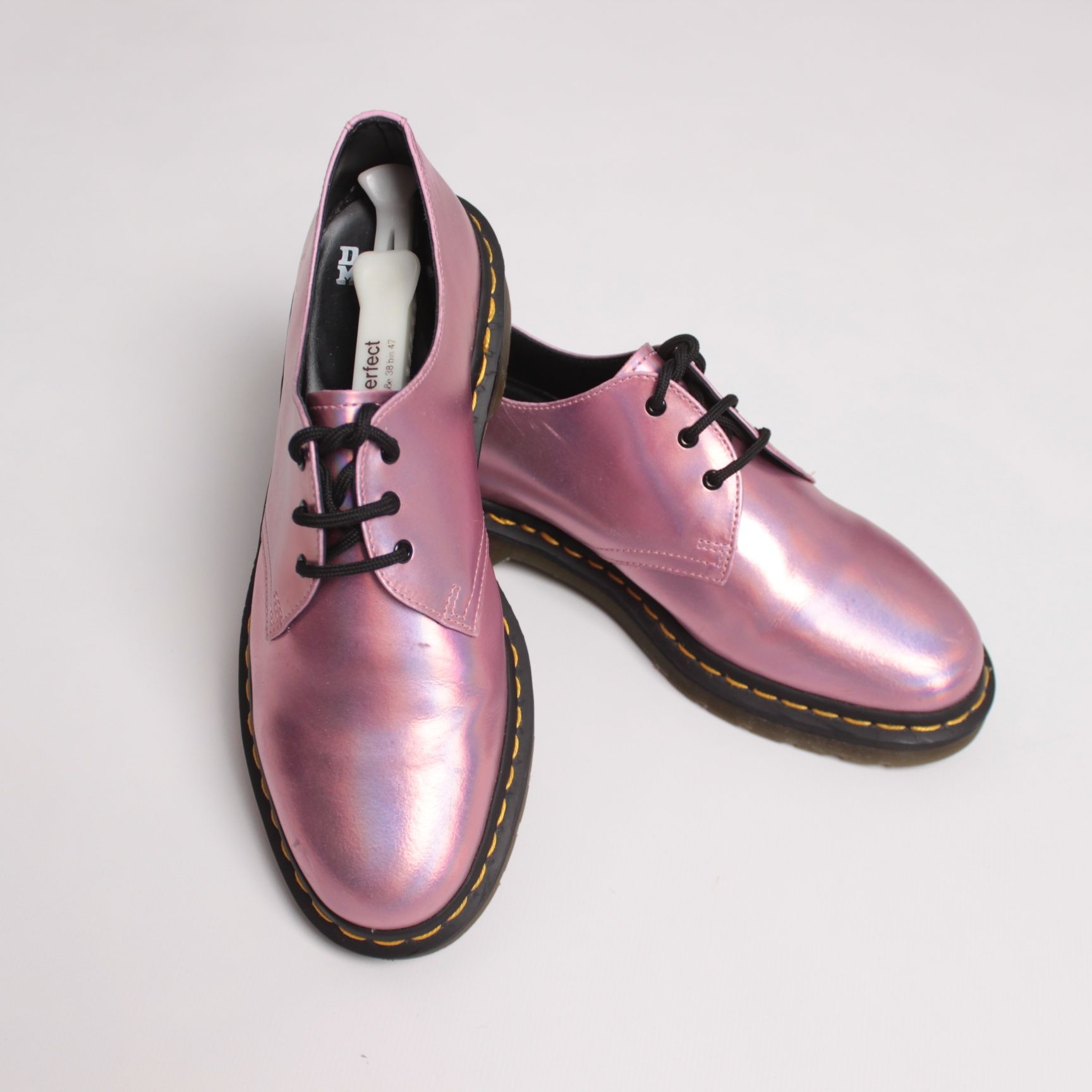 Dr.Черевики туфлі  dr Martens Iced Metallic Mallow Pink Oxford