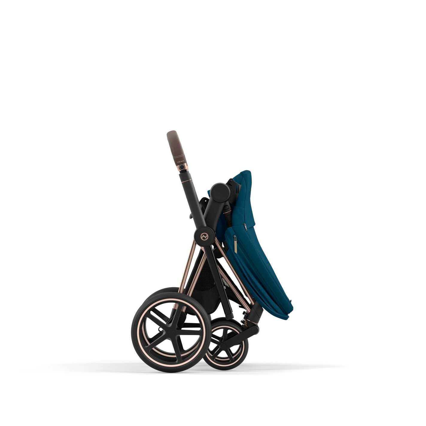 Cybex E-Priam (eléctrico) Rose gold com assento incluido