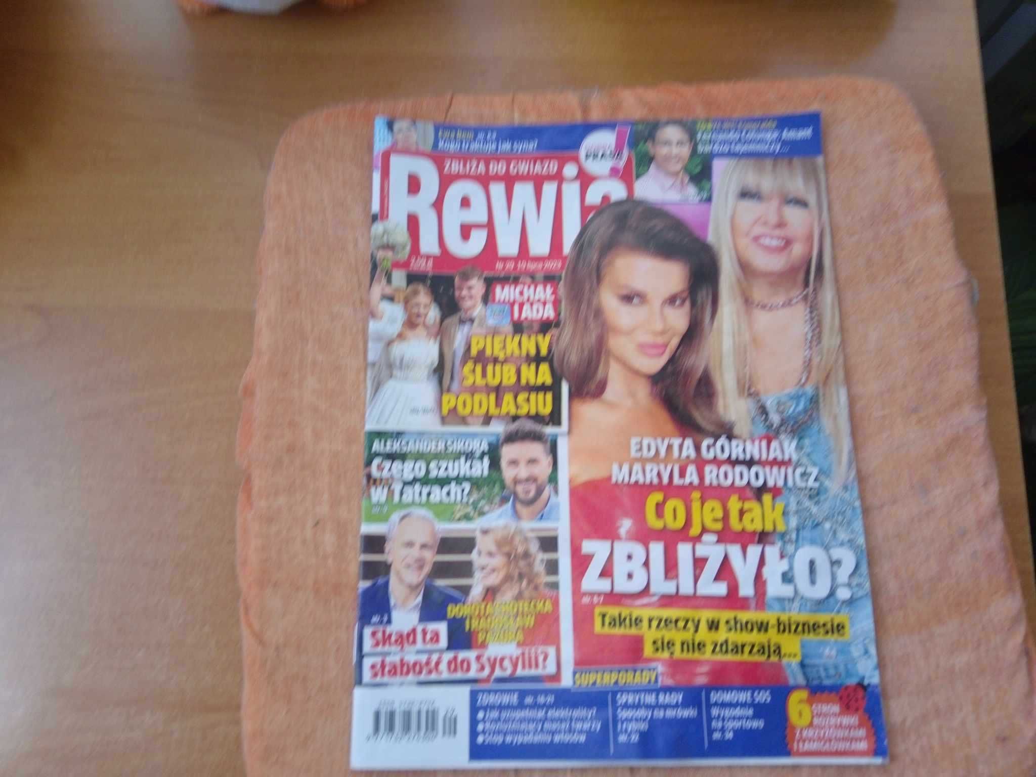 Tygodnik Rewia zbliża do gwiazd nr 29 lipiec 2023 gazeta