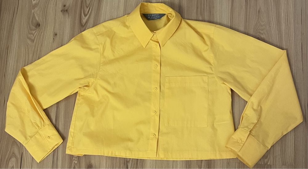 Сорочка жовтого ктльору, розмір xs, PRIMARK