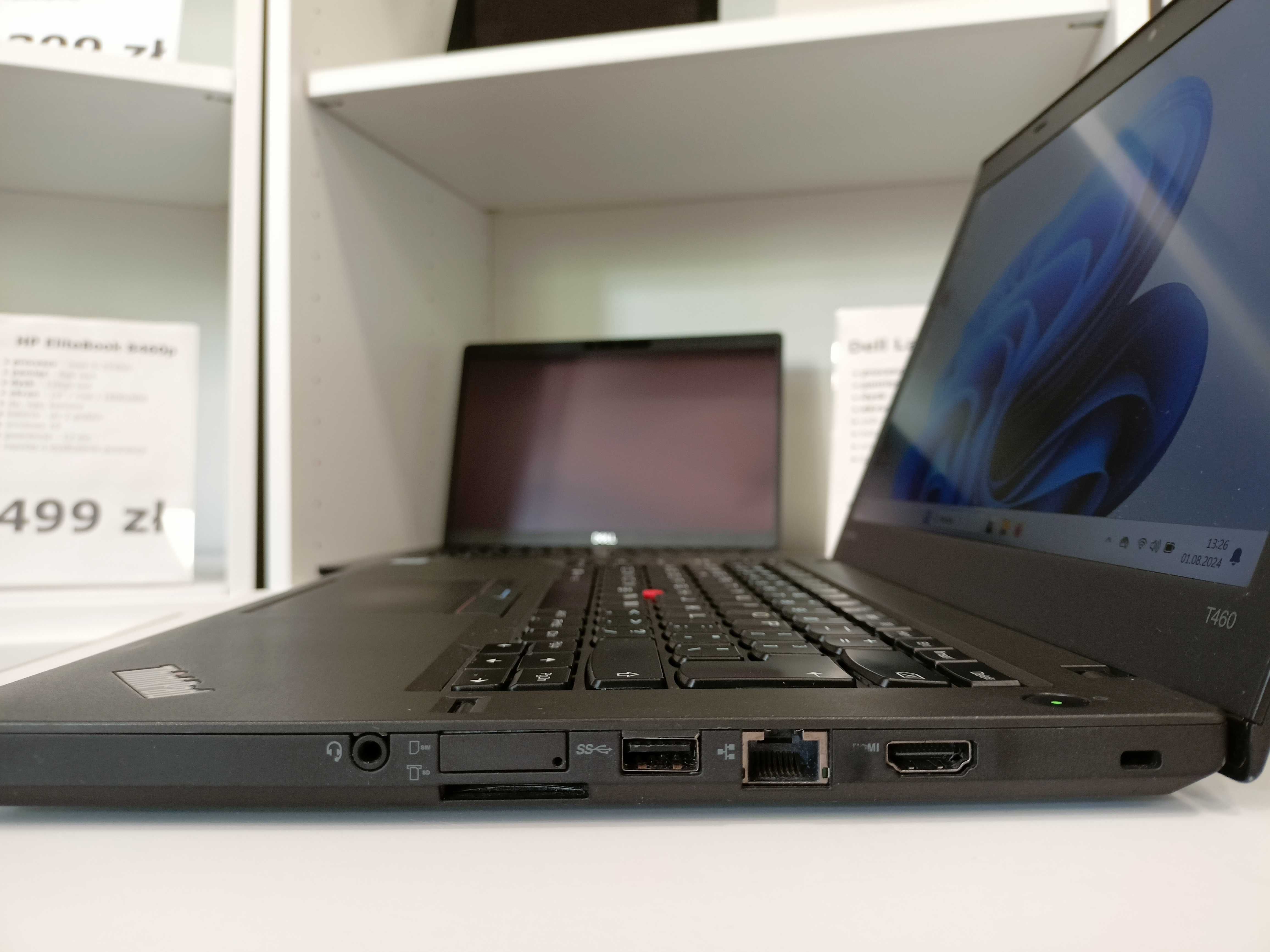Lenovo T460 i5 8gb dysk SSD Windows 11 Rok Gwarancji FV23% RATY 0%