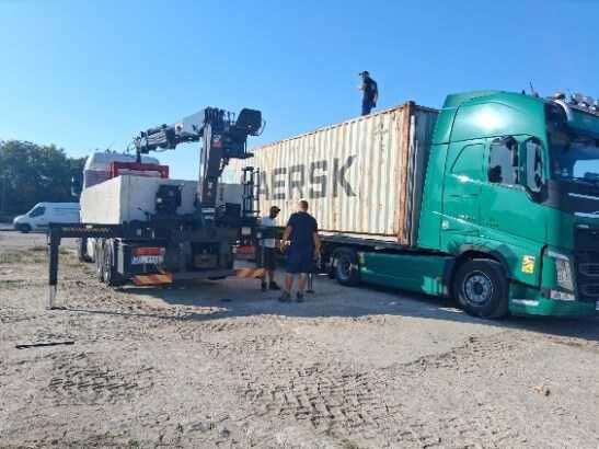 Kontener Morski 40 Transport Używany Szczelny Magazyn