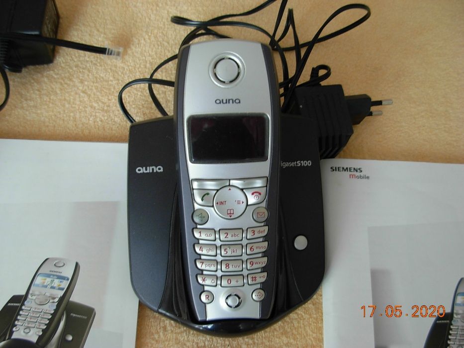 Telefony stacjonarne bezprzewodowe Siemerns S 100 z kolorowym ekranem