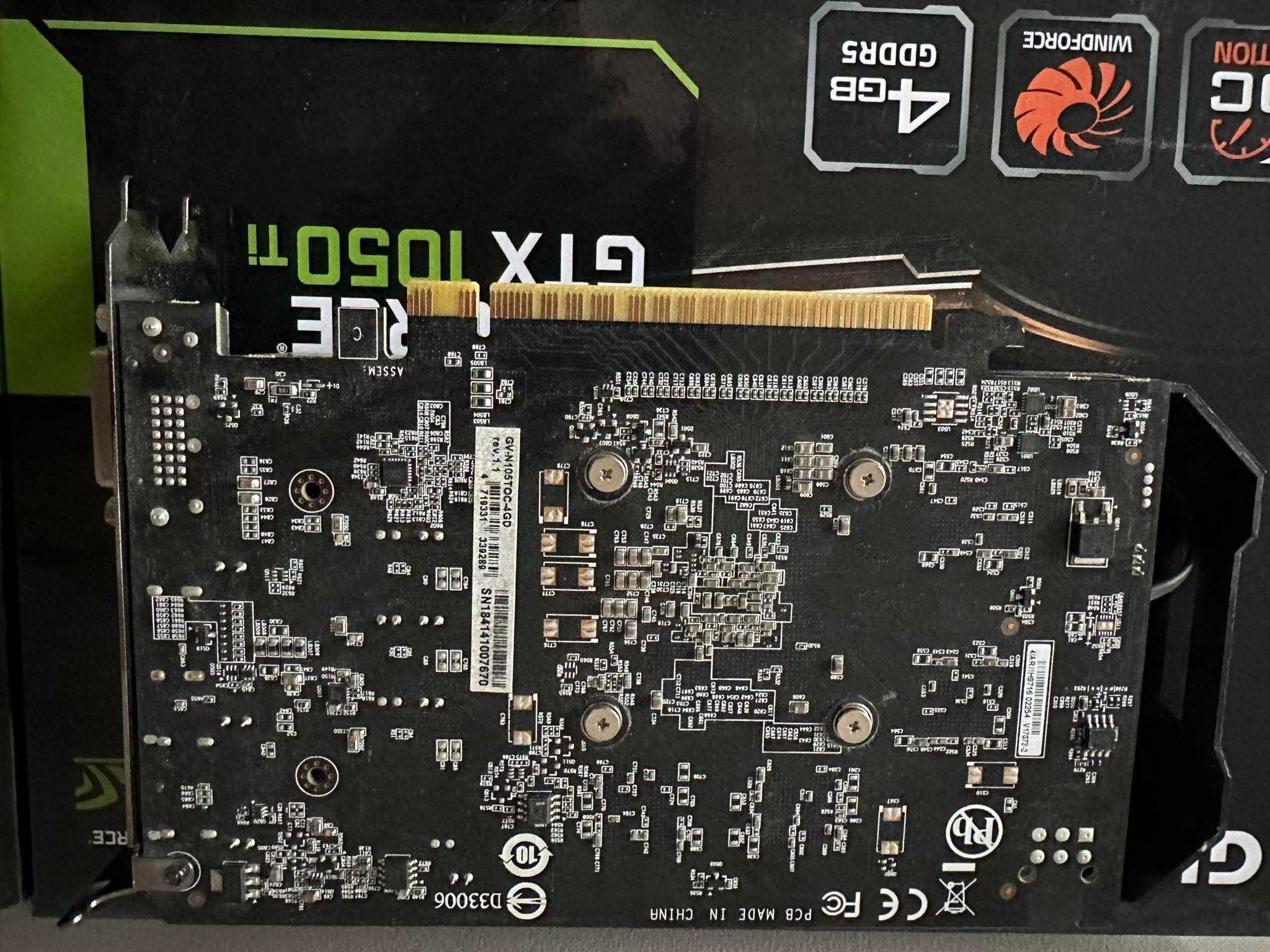 Karta Graficzna Gigabyte GeForce GTX 1050Ti Windforce 4GB OC GDDR5