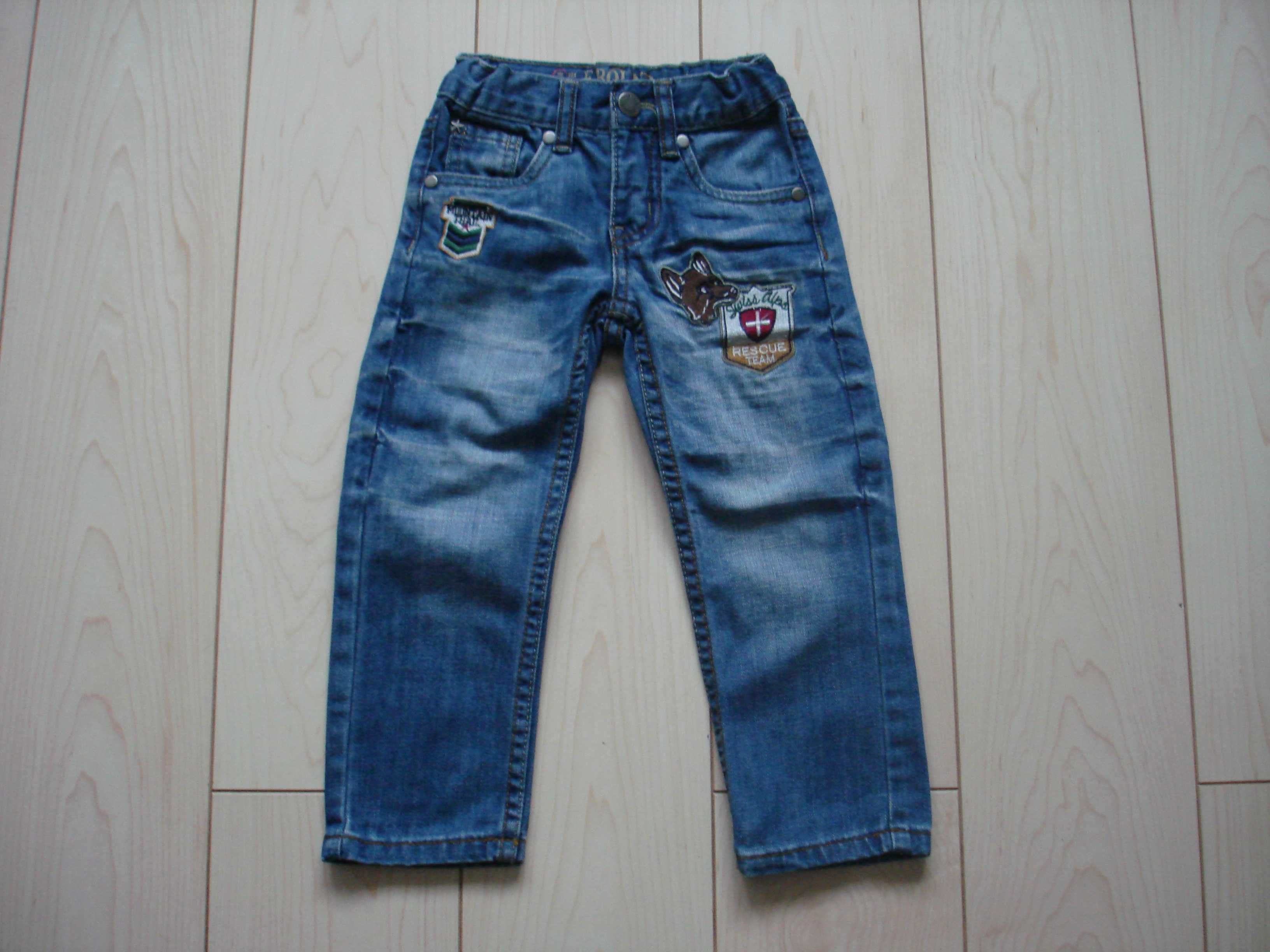 spodnie jeansy 98 cm