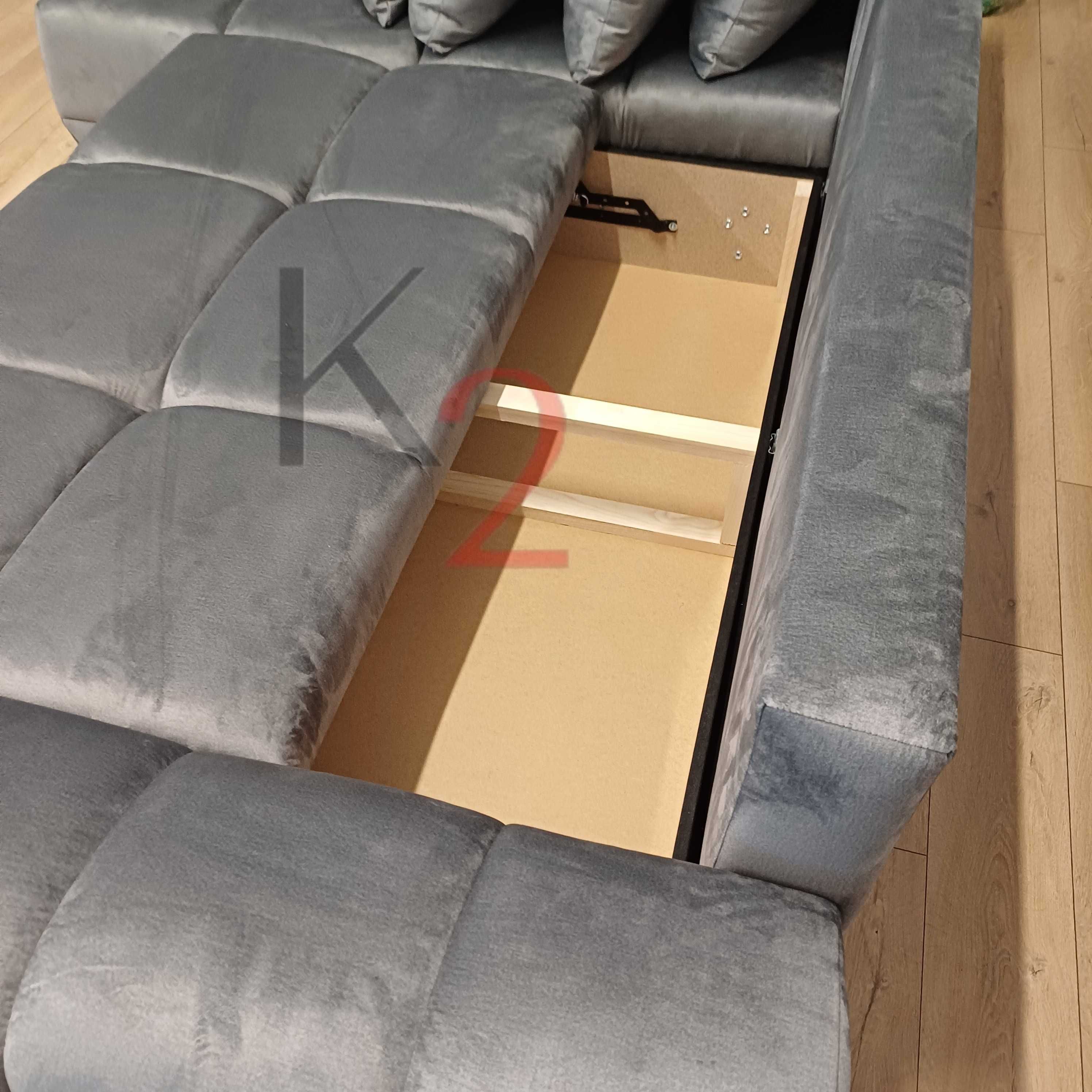 Narożnik  Alaska   Kanapa Pikowana, Sofa do Salonu  +  GRATIS