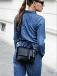 Tassel mini bag black Przywara Strzałka torebka