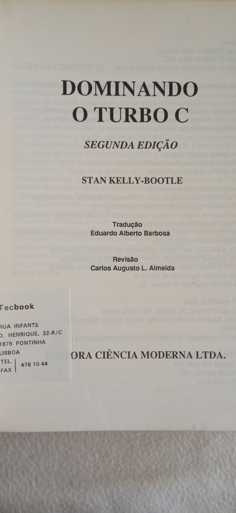 Dominando o turbo C - Stan Kelly-Bootle