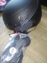 Nowy kask narciarski Rossignol czarny 58 cm