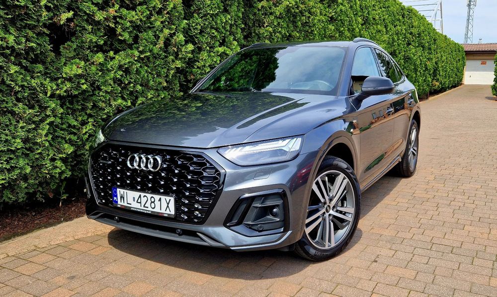 Audi Q5 Sportback 50TDI 286KM 2 x SLINE FVAT23% Bezwypadkowy Serwis ASO 1WŁ