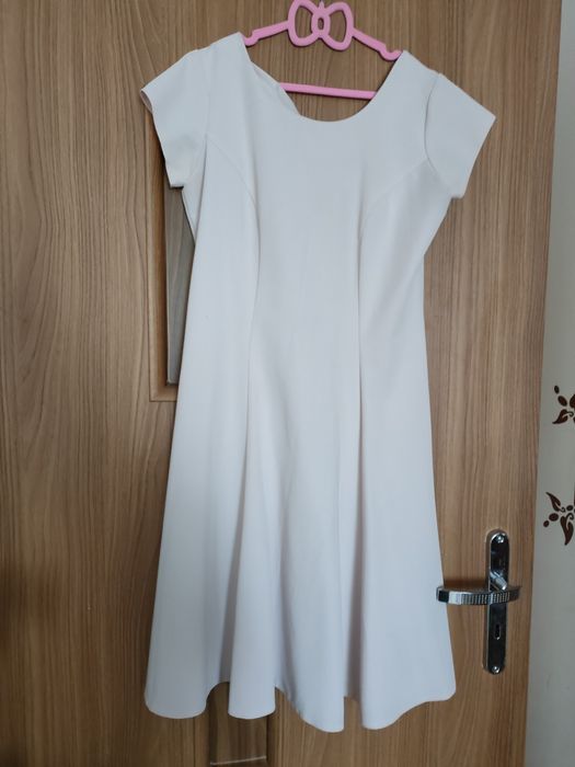 Sukienka puder 38 brudny róż M