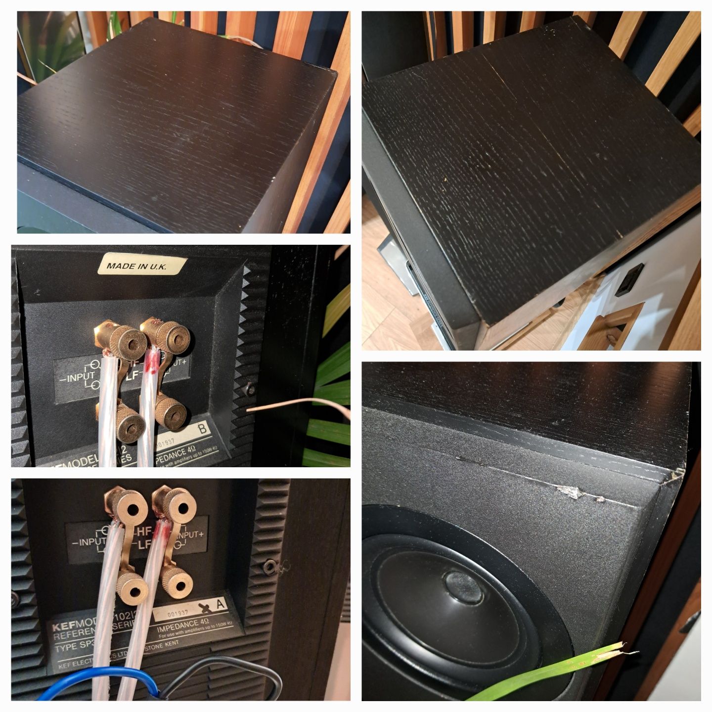 Kef Reference 102/2 kolumny stereo podstawkowe Uni-Q  band-pass