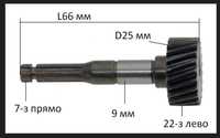 Шестерня триммера косилки forte