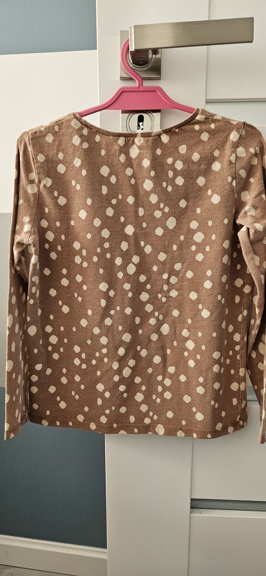 H&M bluzka z długim rękawem r. 122/128 syrenka łatki