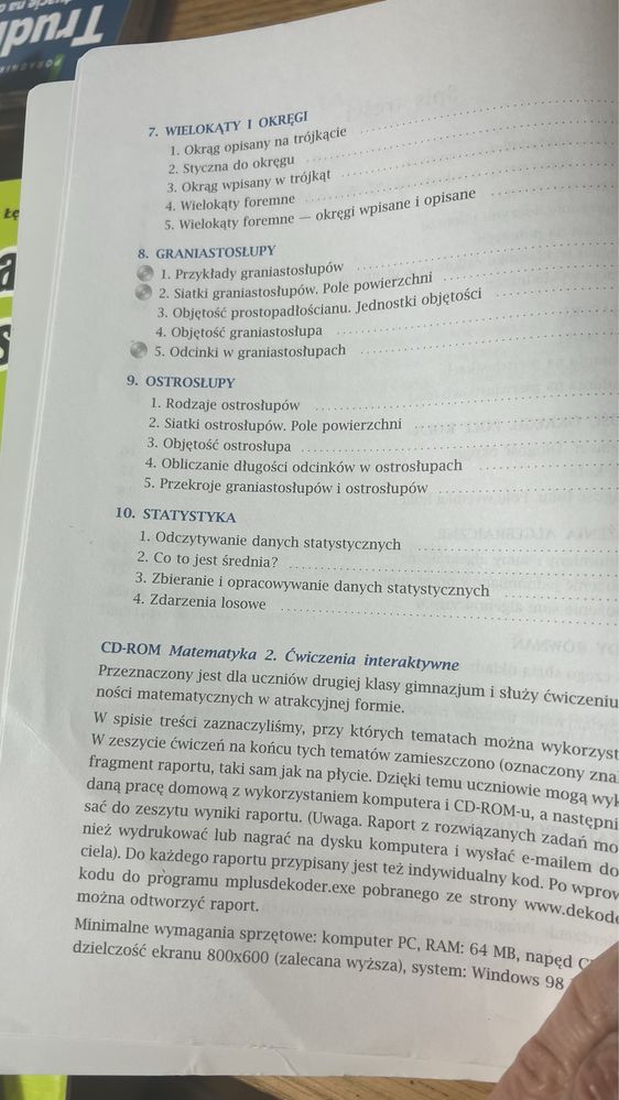 Matematyka GW o zerze ćwiczeń kl 2 gimnazjum  kl 8 Szkoła podstawowa