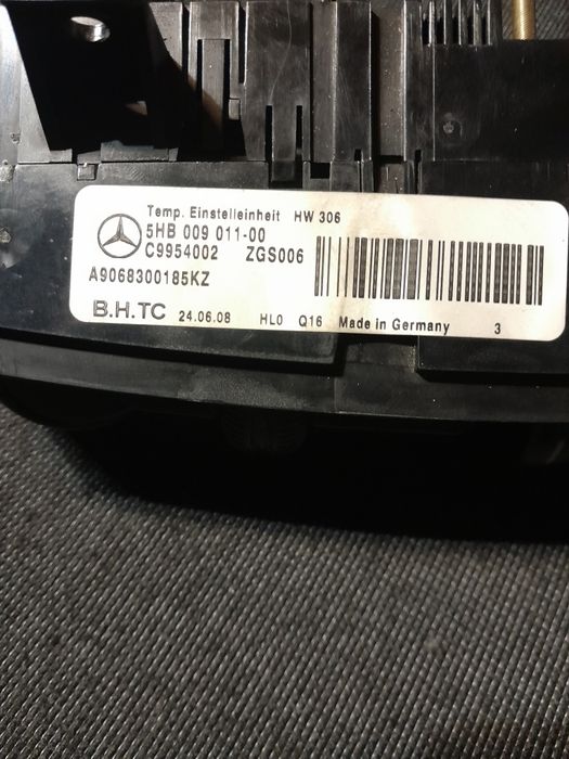 Блок управління пічкою Mercedes Sprinter 906