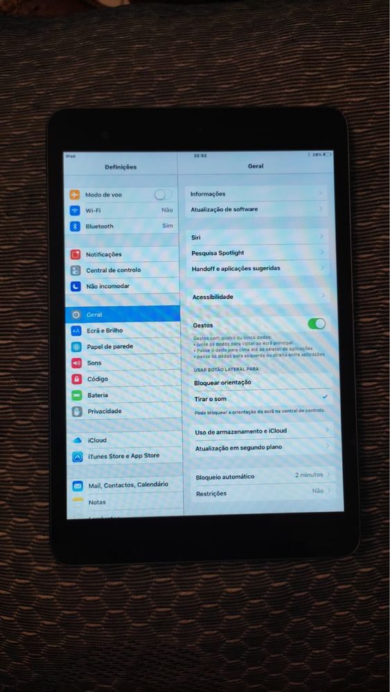 iPad mini 1 bom estado