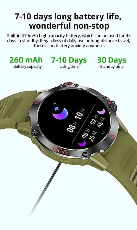 Zegarek Smartwatch Sportowy model 2024 PL
