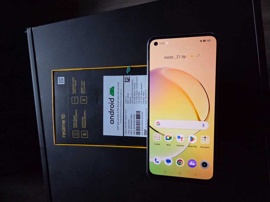 Zadbany Unikatowy Realme 10 bialy  zadbana 128gb tanio okazja zamiana