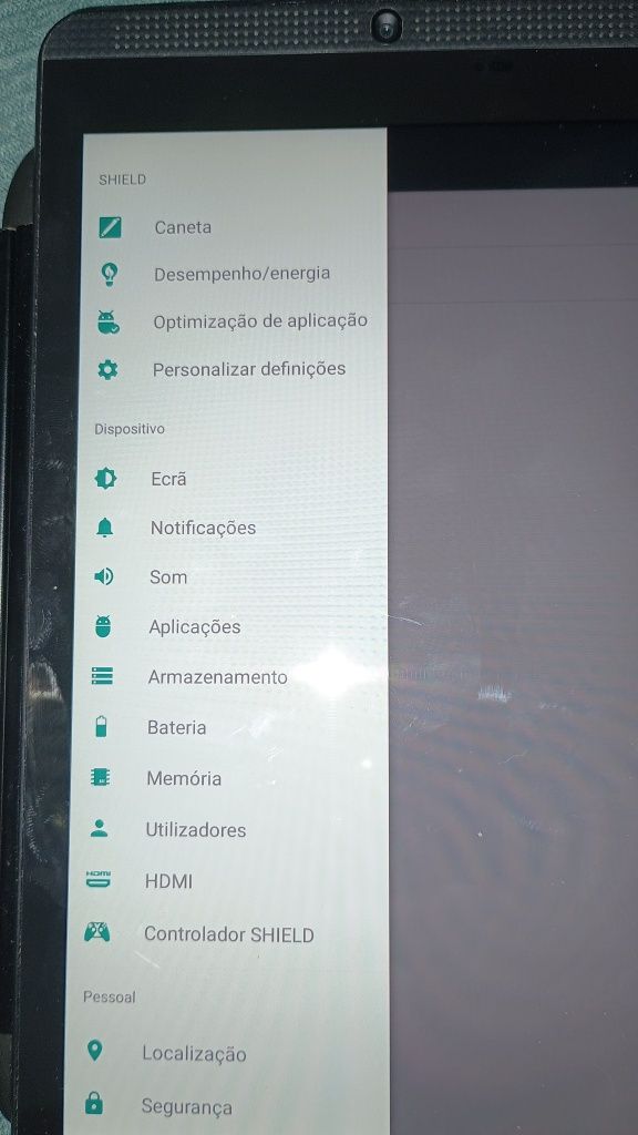 Tablet de 7 com capa NVIDIA Shield