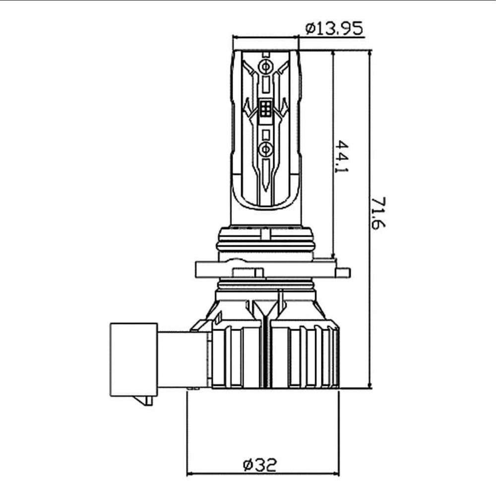 LED лампа Sigma E2 HB3/HB4