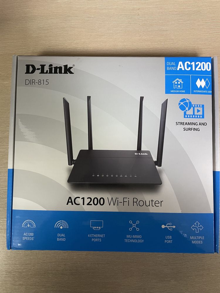 Роутер D-Link DIR-815 AC1200 Wi-Fi