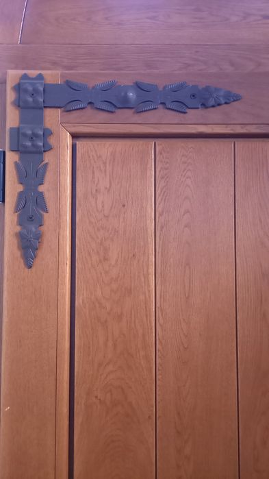 Kute zawiasy Ozdobne Narożniki okienne drzwiowe kute  RÓŻNE 30cm 40cm