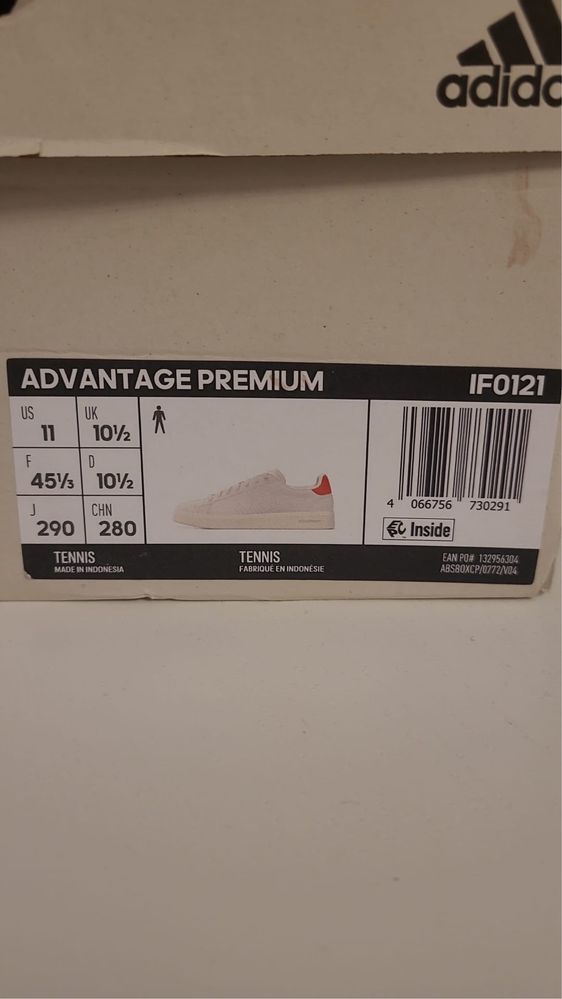 Sneakersy Advantage Premium IF0121 Biały, rozmiar 45