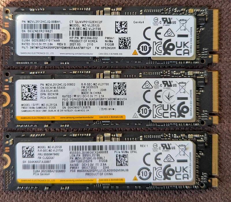 SSD M2 NVME  256-512-1TB-2TB.