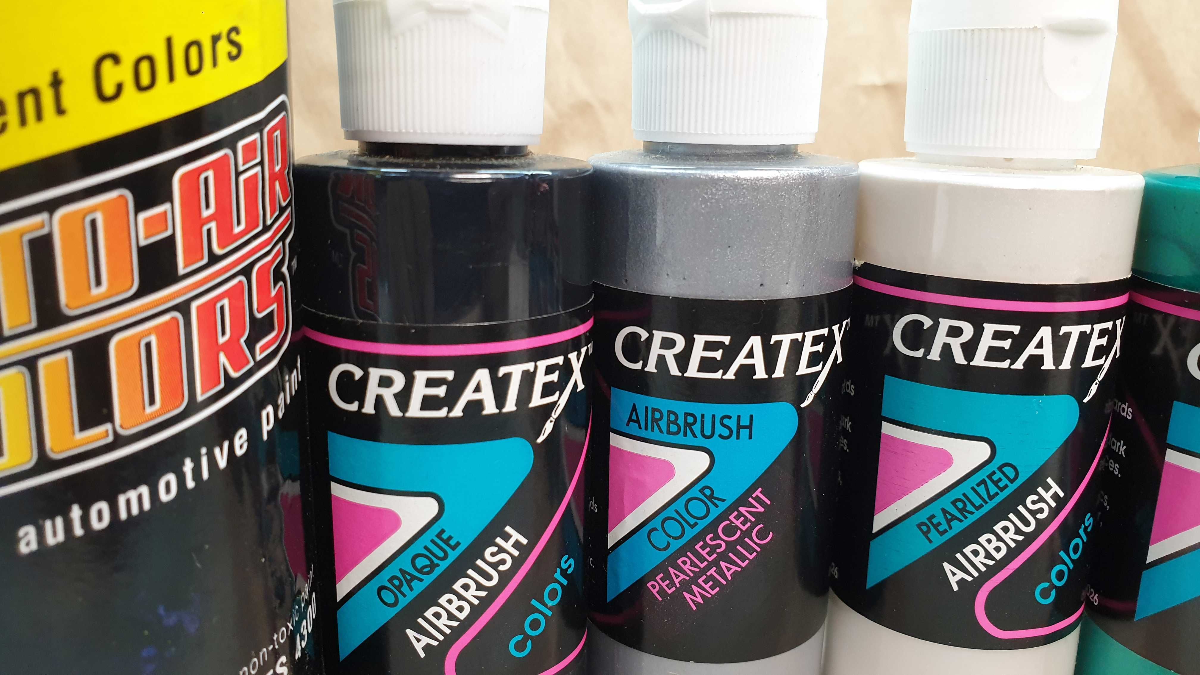 Tintas Createx - Airbrushing
