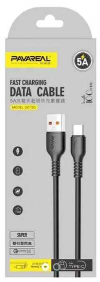 PAVAREAL kabel USB do Typ C 5A PA-DC73C 1 m. czarny