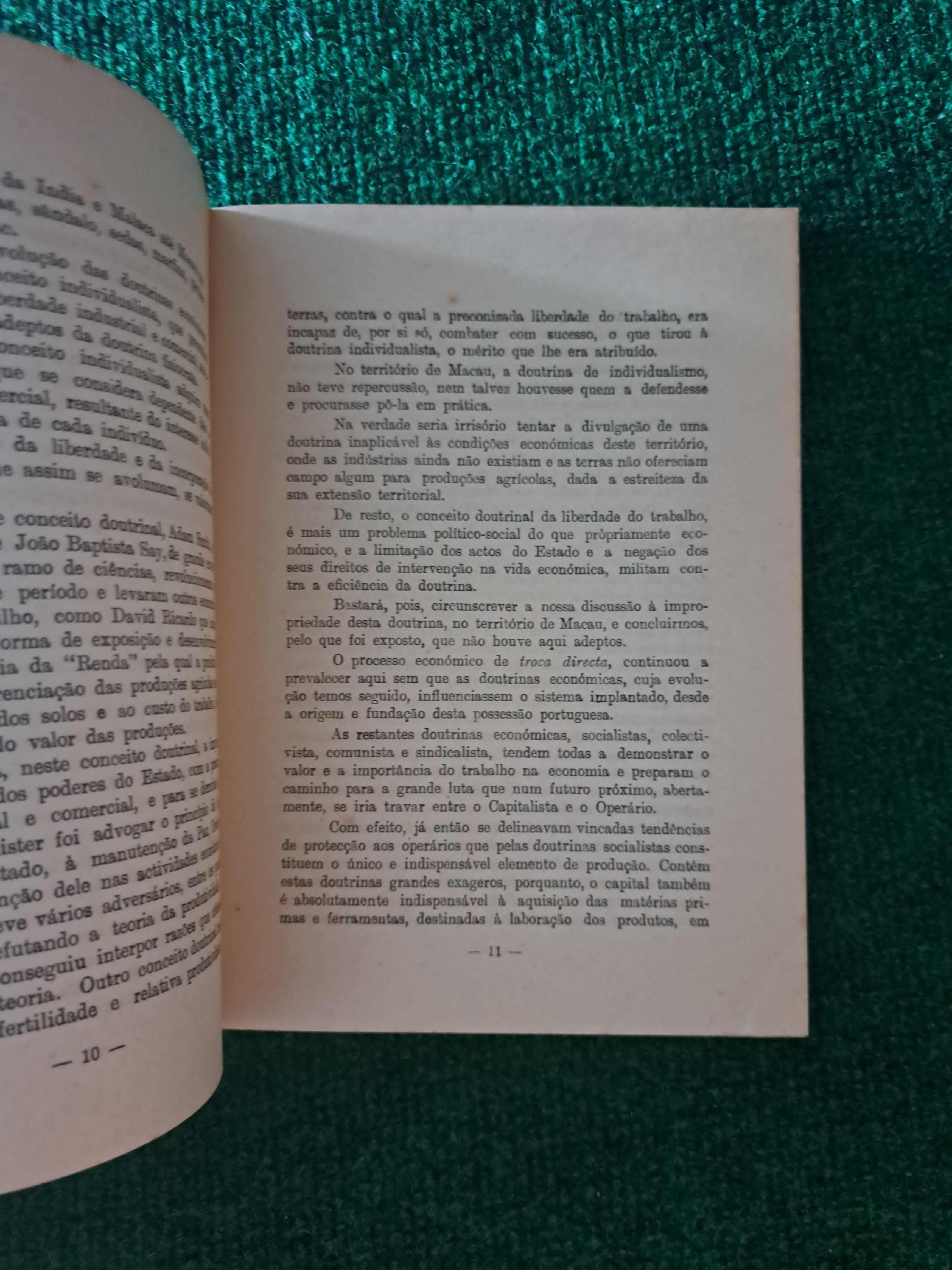 Bases e Processos da Economia de Macau (1953) - Pedro José Lobo